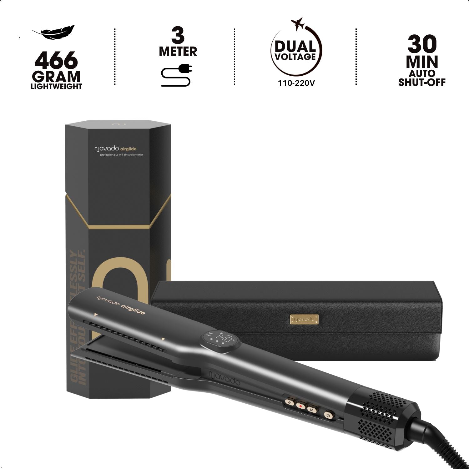 Airglide Wet-to-Dry straightener