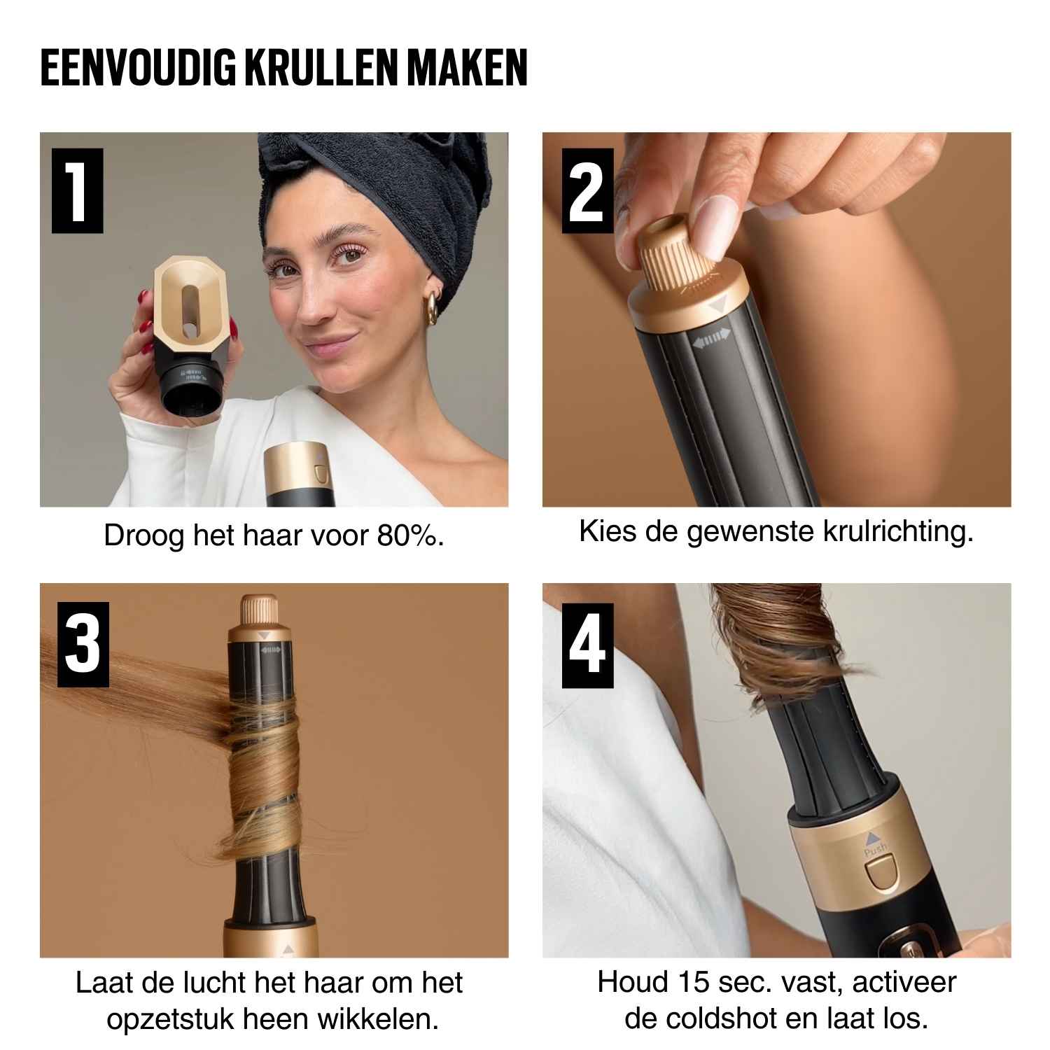 Comment faire des boucles avec le Navado Airwrap