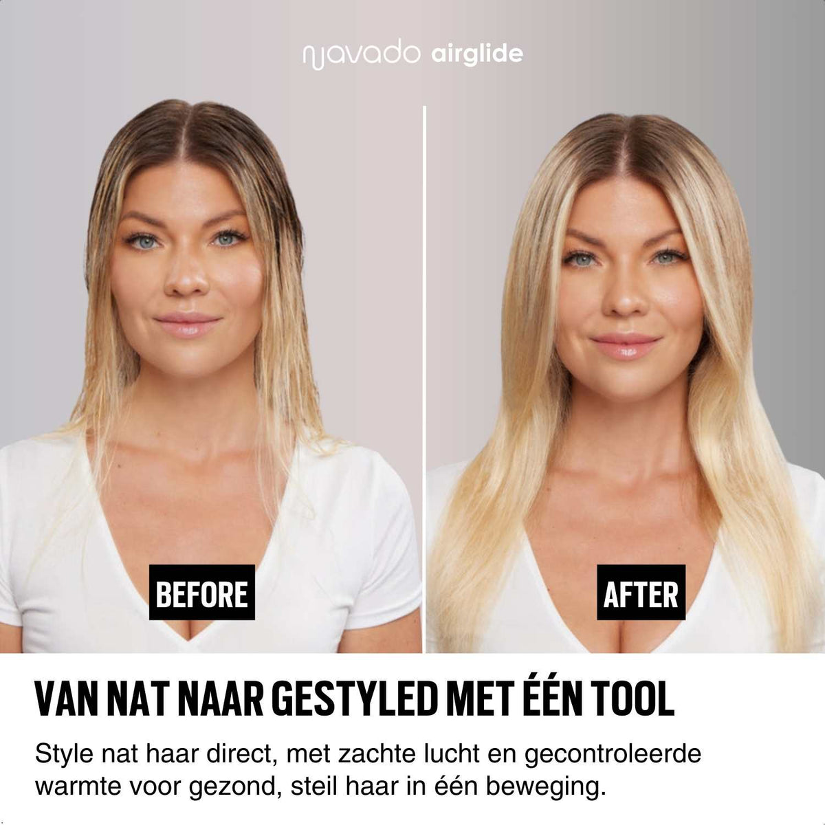Voor en na Navado airglide