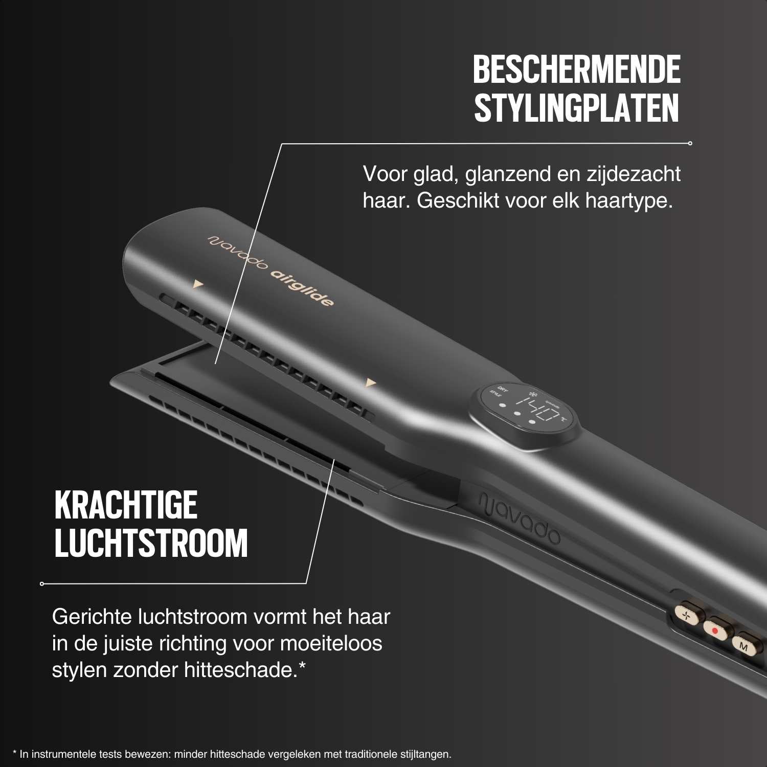 Airglide WET-TO-DRY STIJLTANG
