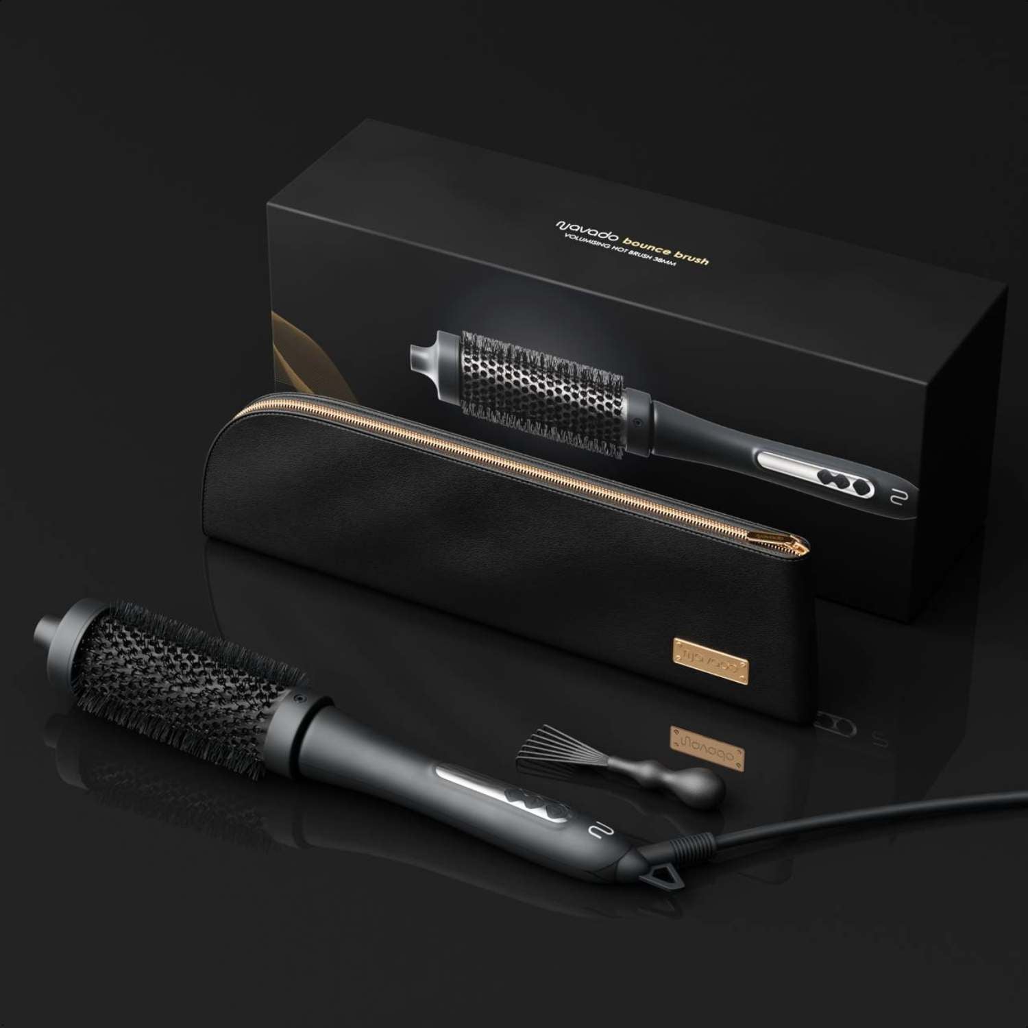 Navado bounce brush productfoto warmteborstel